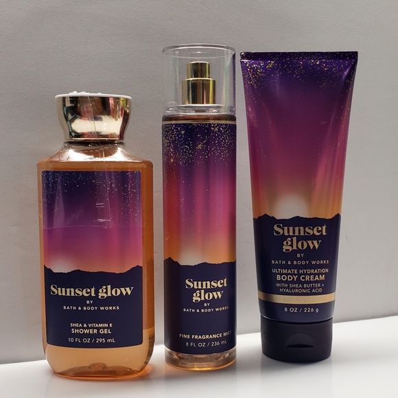 Bath & Body Works Bath & Body Sunset Glowultimate Hydration Body